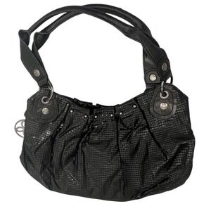 Relic Brand Women's Black Sequin Hobo Shoulder Bag Handbag Glitzy Party Occasion
